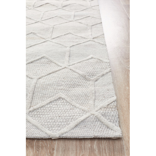 Reid Jacquard Wool & Viscose Modern Rug