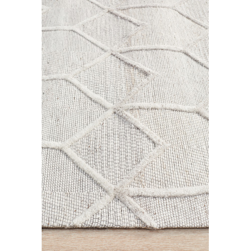 Reid Jacquard Wool & Viscose Modern Rug