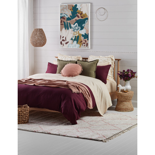 Ivory-and-Pink-Samira-Fringed-Rug-SAF-44-PNK
