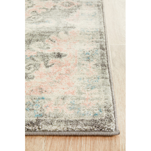 Grey & Dusty Pink Bohemain Runner