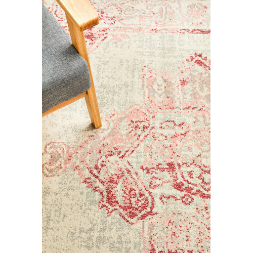 Rose Power-Loomed Bohemain Rug
