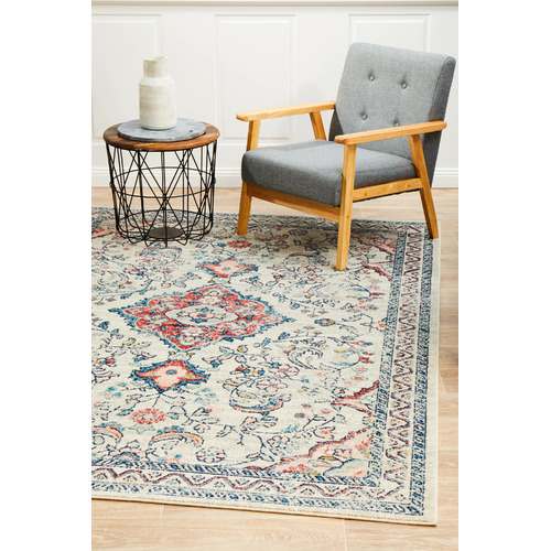 Pastel Power-Loomed Bohemain Rug