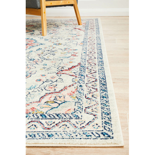Pastel Power-Loomed Bohemain Rug