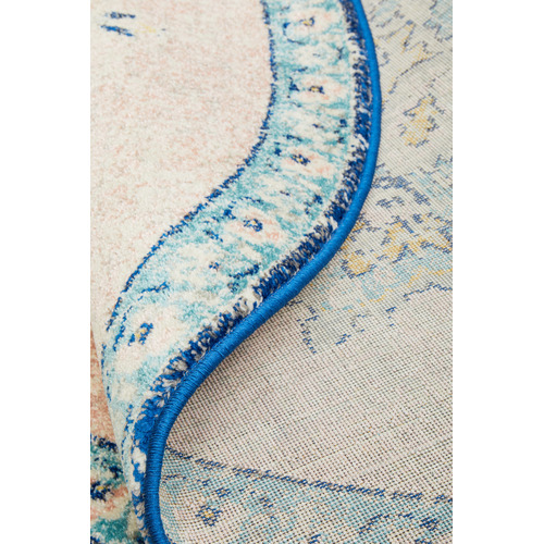 Flamingo Power-Loomed Bohemain Round Rug
