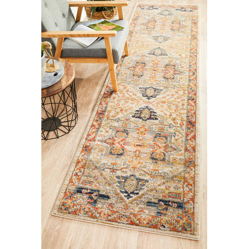 Rust Power-Loomed Transitional  Runner