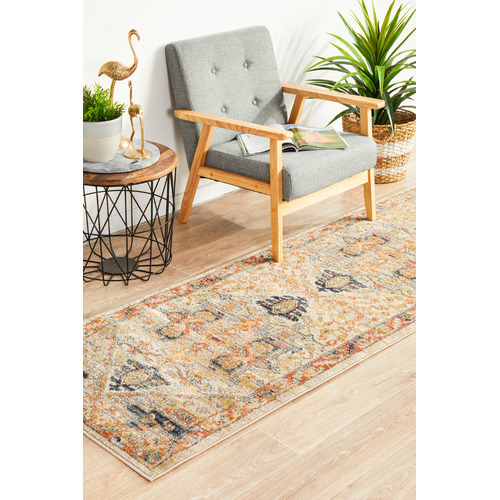 Rust Power-Loomed Transitional  Runner
