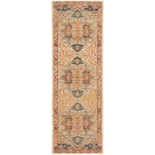 Rust Power-Loomed Transitional  Runner