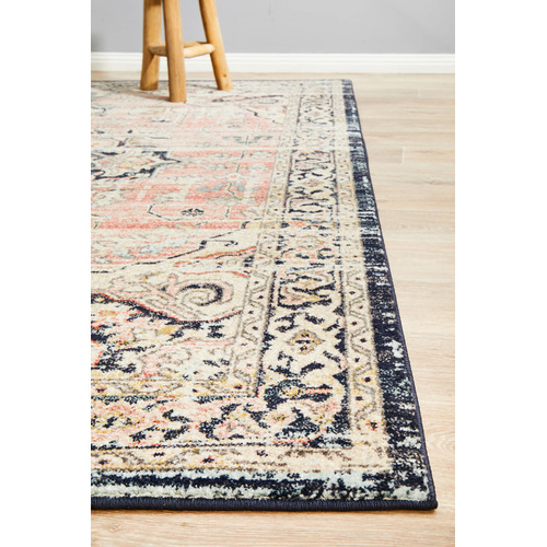 Brick Power-Loomed Transitional  Rug