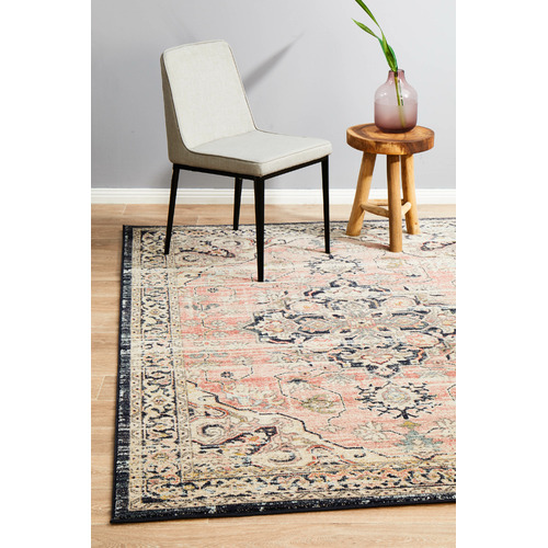 Brick Power-Loomed Transitional  Rug