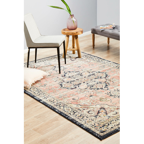 Brick Power-Loomed Transitional  Rug