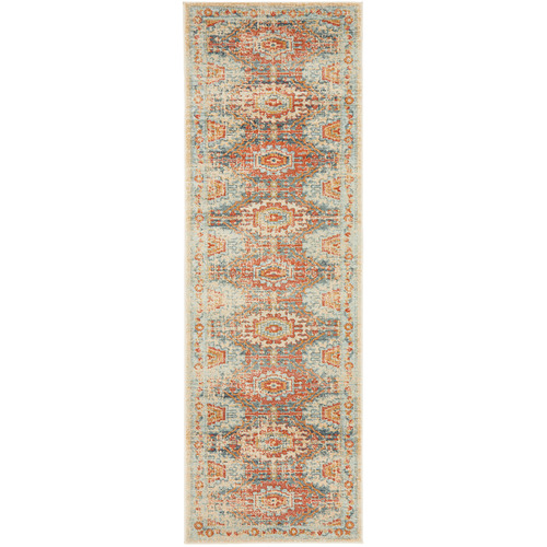 Multi-Coloured Power-Loomed Transitional Runner