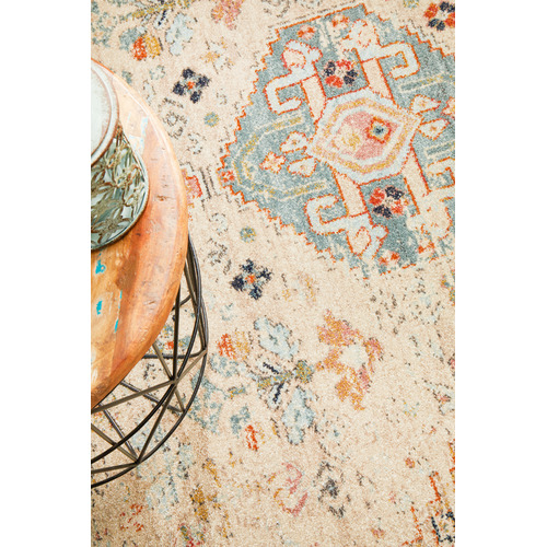 Autumn Power-Loomed Transitional Round Rug