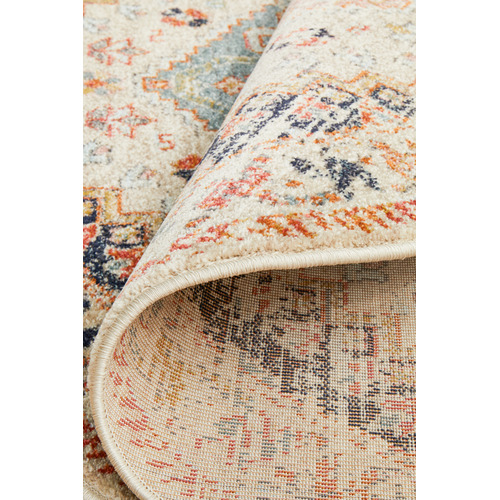Autumn Power-Loomed Transitional Round Rug