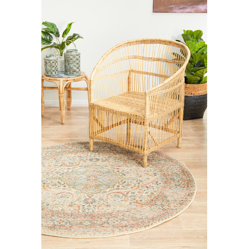 Papyrus Power-Loomed Transitional Round Rug