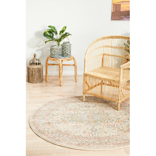 Papyrus Power-Loomed Transitional Round Rug