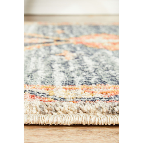 Rust & Blue Power-Loomed Transitional Runner