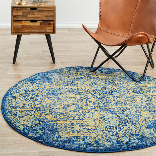 Rust & Navy Radiance Rug