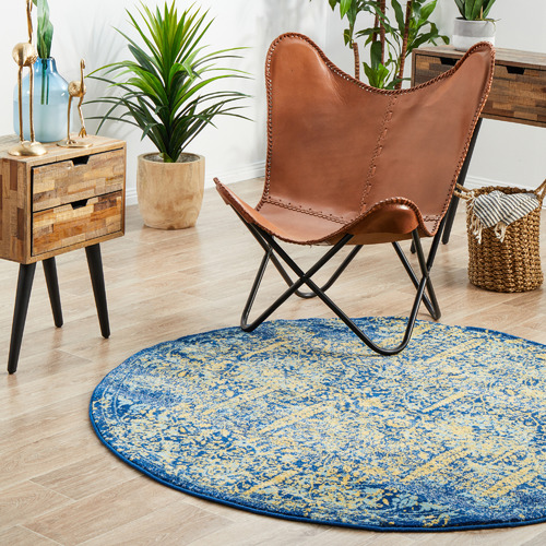 Rust & Navy Radiance Rug