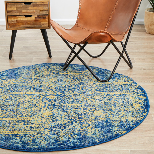 Rust & Navy Radiance Rug