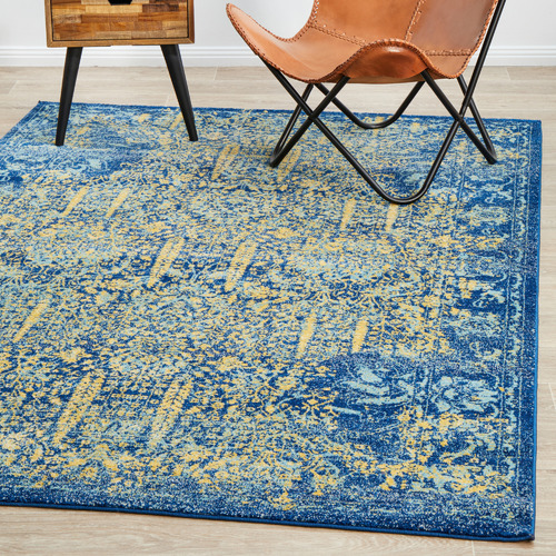 Rust & Navy Radiance Rug