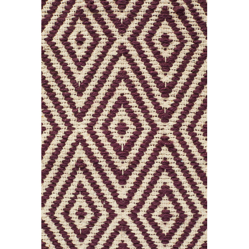 Purple Diamond Modern Flatweave Rug