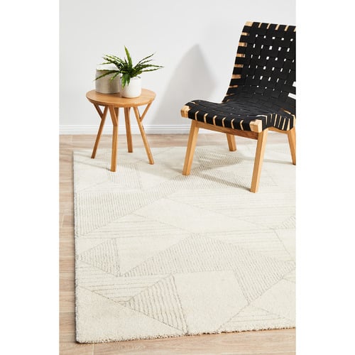 Network Rugs Natural Geometric Rug | Temple & Webster