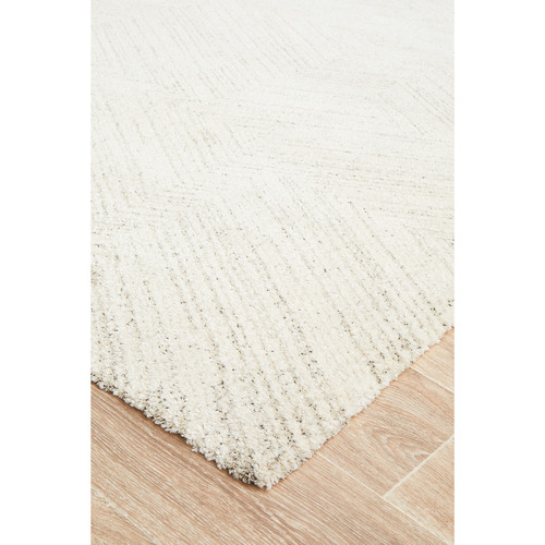 Silver Geometric Rug