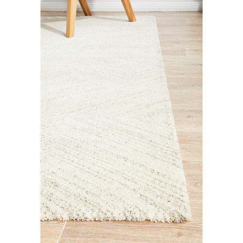 Silver Geometric Rug