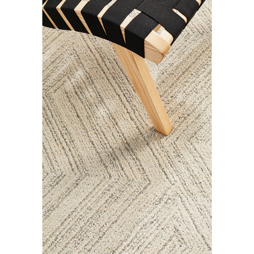 Silver Geometric Rug