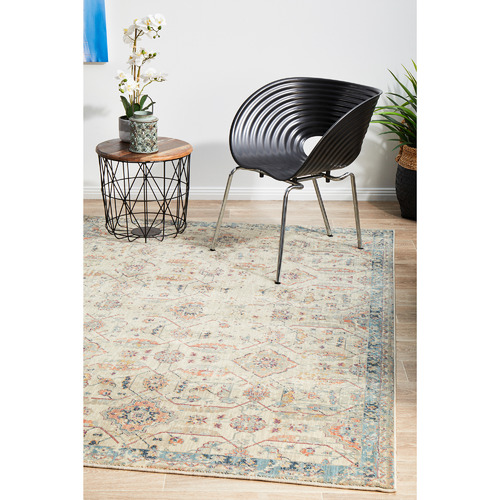Bone Power-Loomed Rug