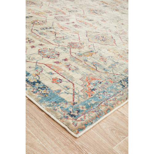 Bone Power-Loomed Rug