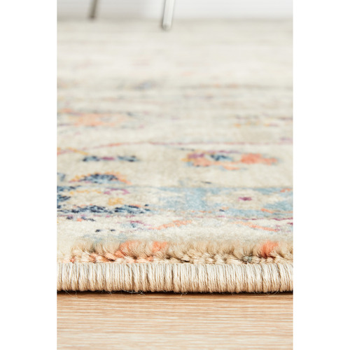 Bone Power-Loomed Rug