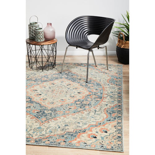 Navy Power-Loomed Rug
