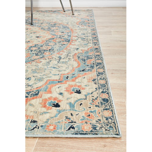 Navy Power-Loomed Rug