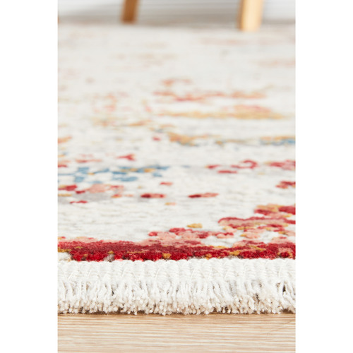 Grey Bamboo Silk & Acrylic Rug