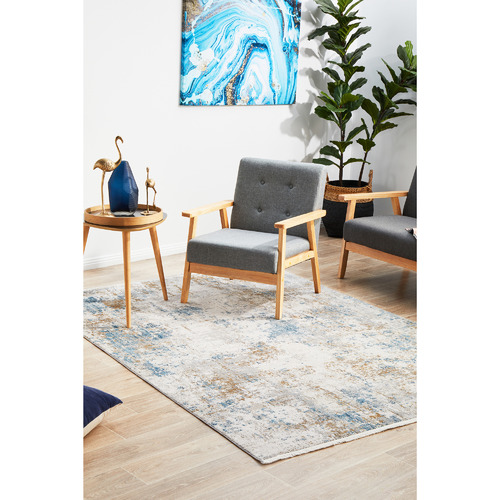 Sky Bamboo Silk & Acrylic Rug