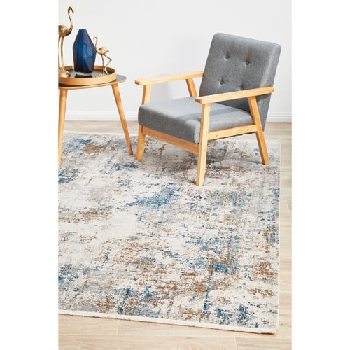 Sky Bamboo Silk & Acrylic Rug