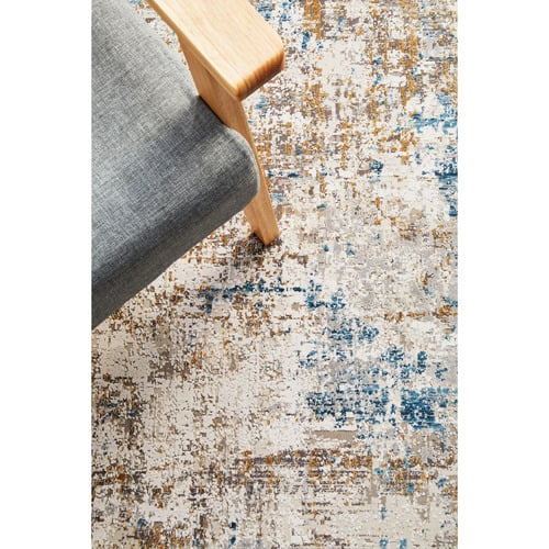 Sky Bamboo Silk & Acrylic Rug