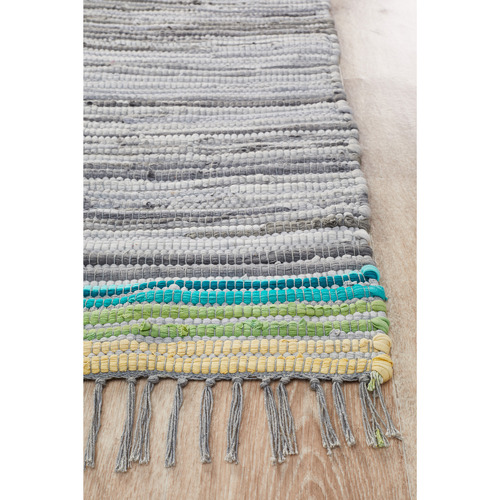 Network Ocean Jasmine Hand Braided Grey Rug & Reviews Temple & ster