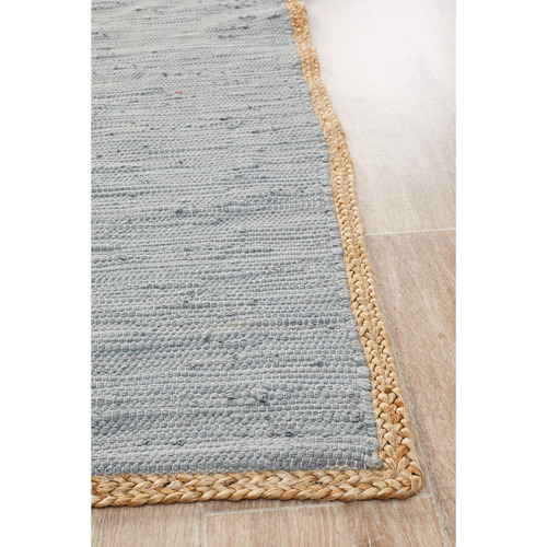 Network Card Jasmine Hand Braided Blue Rug & Reviews Temple & ster