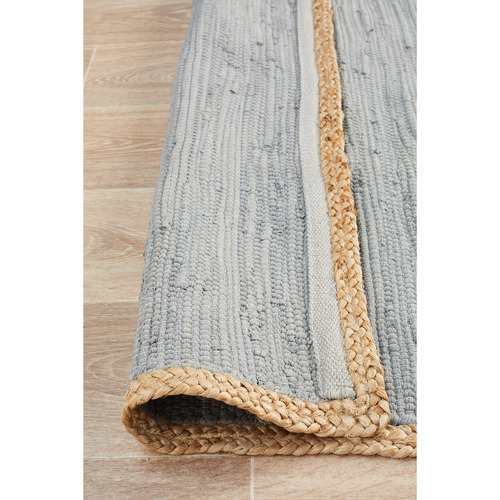 Network Card Jasmine Hand Braided Blue Rug & Reviews Temple & ster