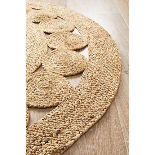 Natural Daisy Jute Rug