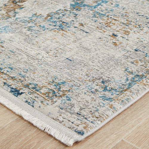 Floral Bamboo Silk & Acrylic Runner