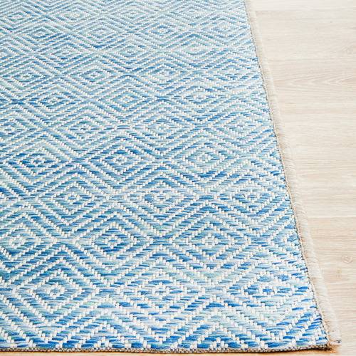 Blue Terrace Flat Weave Rug