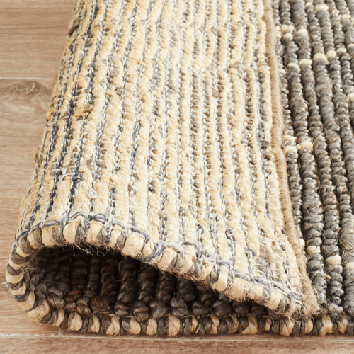 Network Rugs Grey Kenya Hand Made Jute Tribal Rug Temple & ster