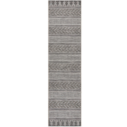 Grey Terrace Flat Weave Rug