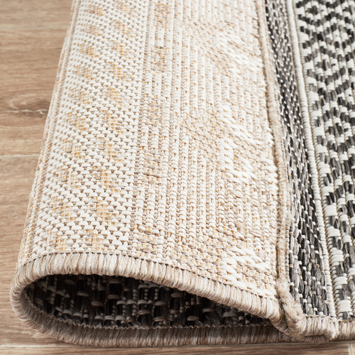 Grey Terrace Flat Weave Rug