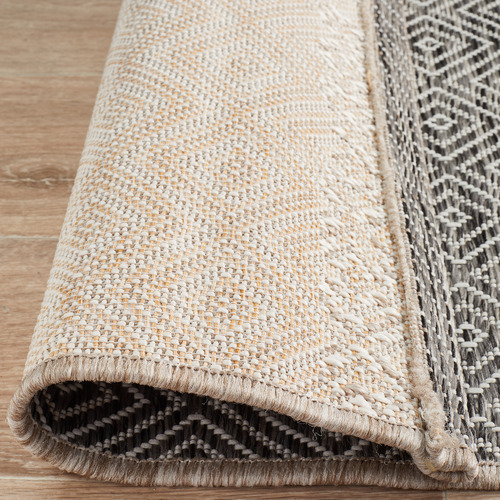 Grey Terrace Flat Weave Runner