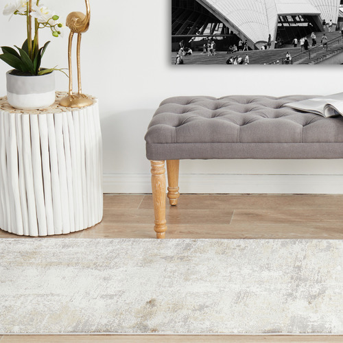 Natural Bamboo Silk & Acrylic Runner