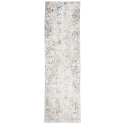 Sky Bamboo Silk & Acrylic Runner